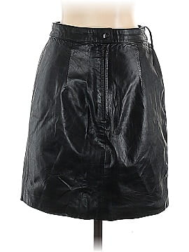 Byrnes & Baker Faux Leather Skirt (view 2)