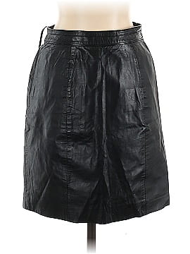 Byrnes & Baker Faux Leather Skirt (view 1)