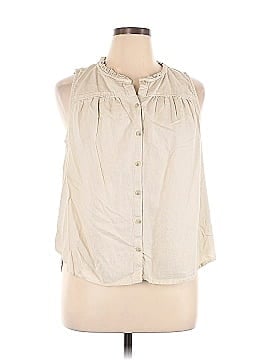 Sonoma Goods for Life Sleeveless Button-Down Shirt (view 1)