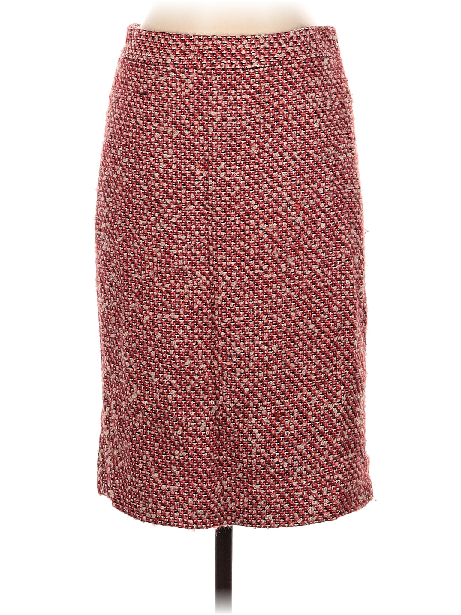 Jupe Crayon Mini Rouge J.Crew Taille 12 - Pochettes - Coton/Élasthanne - Occasion TB