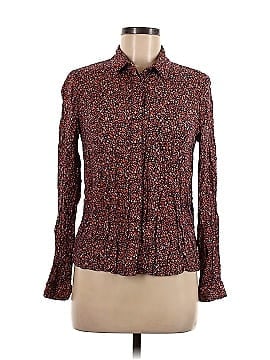 Pieces Long Sleeve Button-Down Shirt (view 1)