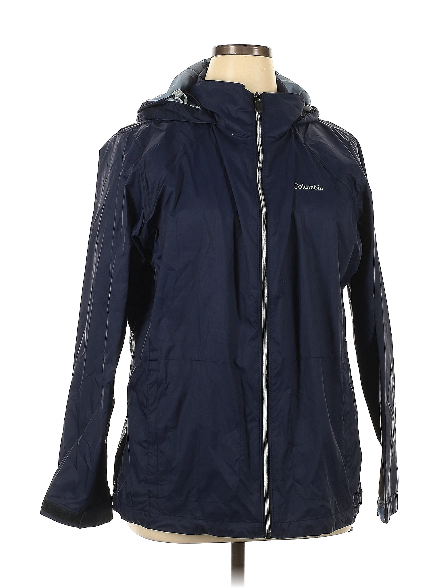 Jacket Fleece By Columbia In Grey, Size: 1x