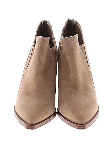 Vince Camuto Solid Tan Ankle Boots Size 8 - 55% off