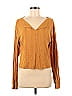 Shein Orange Long Sleeve Top Size M - photo 1