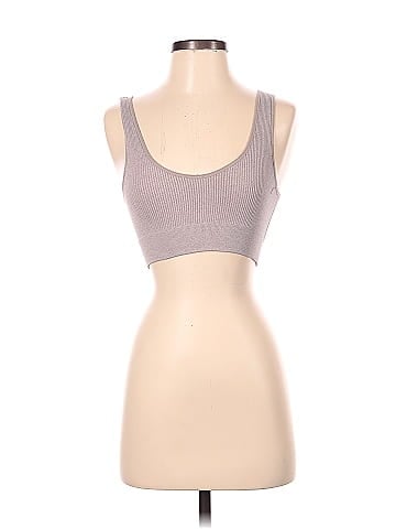 Assorted Brands Gray Sports Bra Size S - 56% off