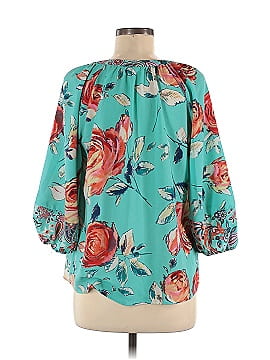Fig and Flower 3/4 Sleeve Blouse (view 2)