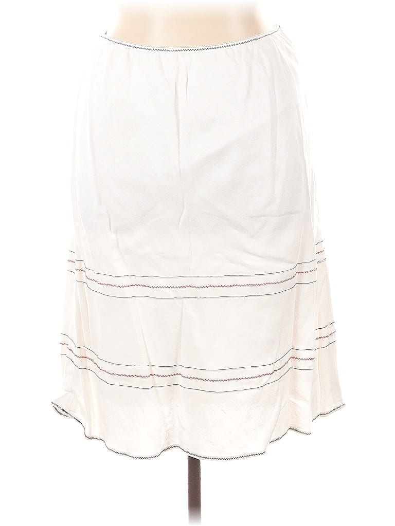 Tommy Hilfiger 100% Linen Ivory Casual Skirt Size 14 - photo 1