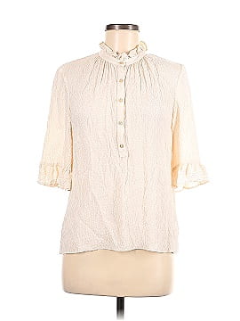 Rebecca Taylor 3/4 Sleeve Silk Top (view 1)