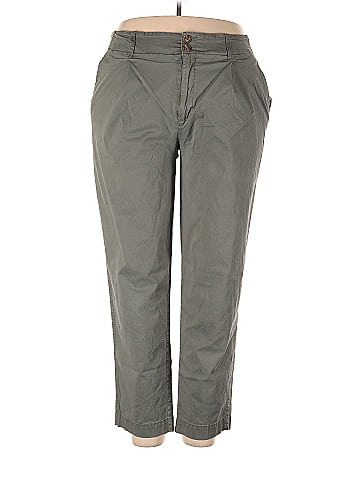 A New Day Solid Gray Casual Pants Size 18 (Plus) - 34% off