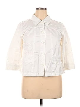 DressBarn 3/4 Sleeve Button-Down Shirt (view 1)