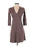 Kelly Lane Tweed Brown Cocktail Dress Size XS - photo 1