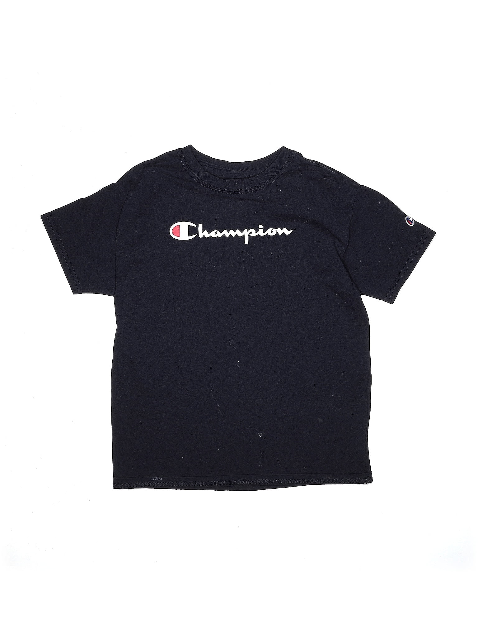 Champion Black Short Sleeve T-Shirt Size M (Infants) - 28% off