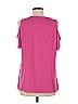 Susan Graver Pink Short Sleeve Blouse Size M - photo 2