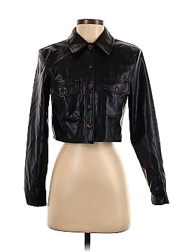 Missguided Faux Leather Jacket (view 1)