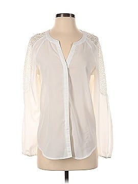 Pale Sky Long Sleeve Blouse (view 1)