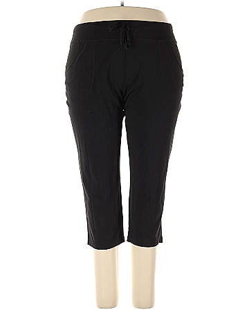 Athletic Works Polka Dots Black Active Pants Size 20 (Plus) - 0% off