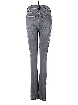Ann Taylor LOFT Tall High Rise Sculpt Jeggings in Light Grey Wash (view 2)