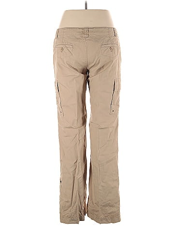 J.Crew 100% Cotton Solid Brown Tan Cargo Pants Size 10 (Tall) - 75