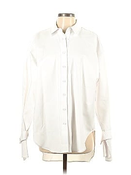 Good American Long Sleeve Button-Down Shirt (view 1)