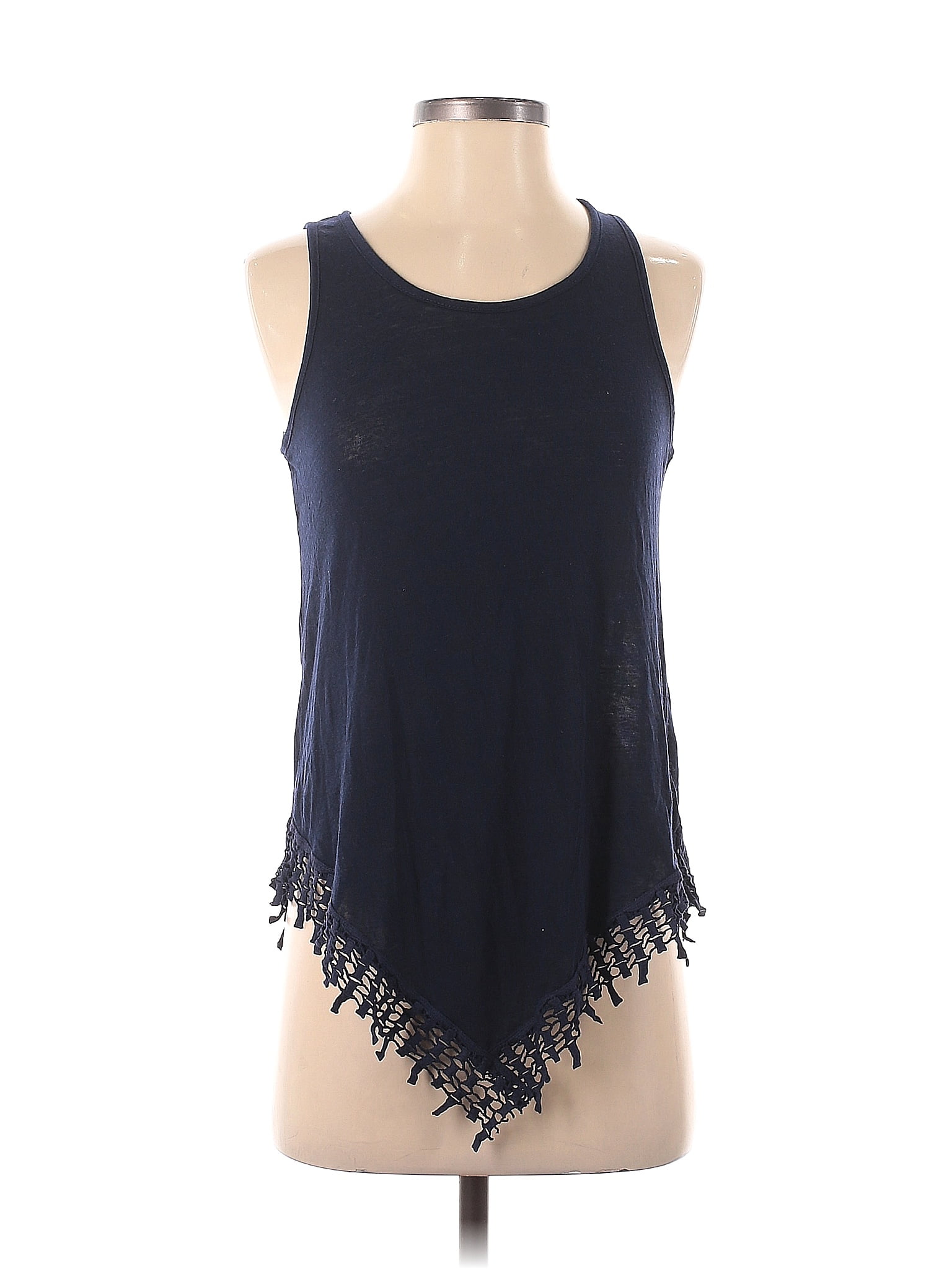 Soho JEANS NEW YORK & COMPANY Navy Blue Sleeveless Top Size XS - 71% off