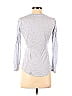 Simply Vera Vera Wang Silver Long Sleeve T-Shirt Size XS - photo 2