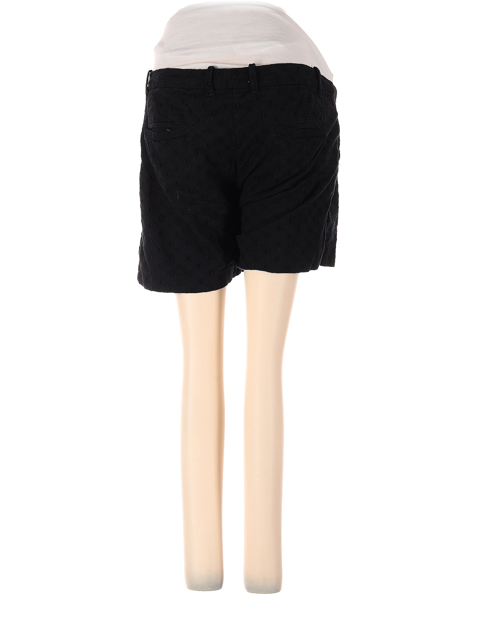 Gap - Maternity 100% Cotton Solid Black Shorts Size 6 (Maternity) - 50% off