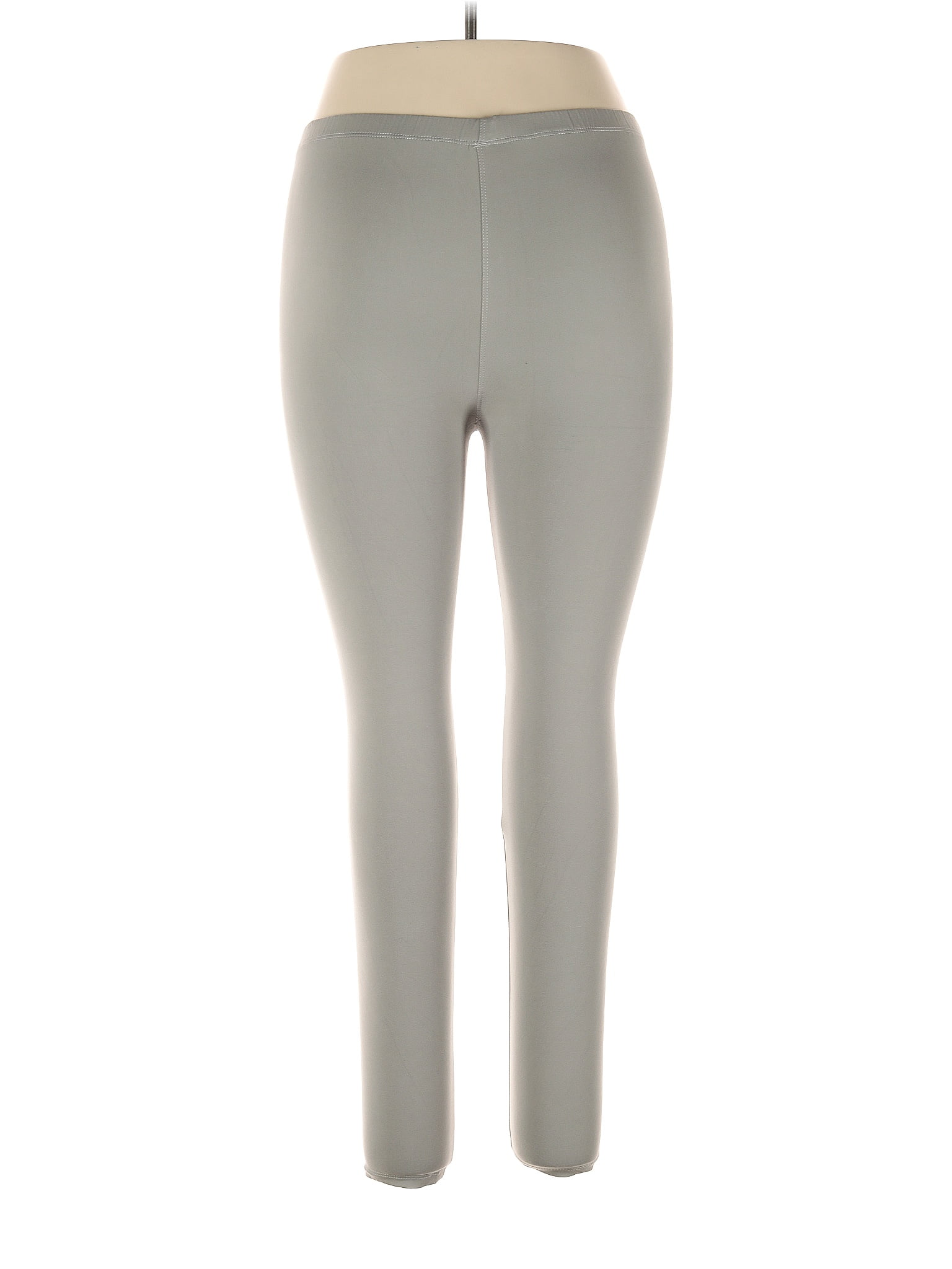 Homma Solid Gray Leggings Size XL - 63% off