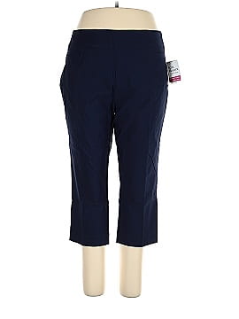 Kim Rogers, Pants & Jumpsuits, Kim Rogers Graypull On Tummy Control  Cropped Pants Size 8