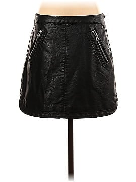 Silence and Noise Faux Leather Skirt (view 1)