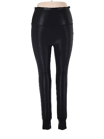 Assets By Spanx Women's All Over Faux Leather Leggings - Black Xl