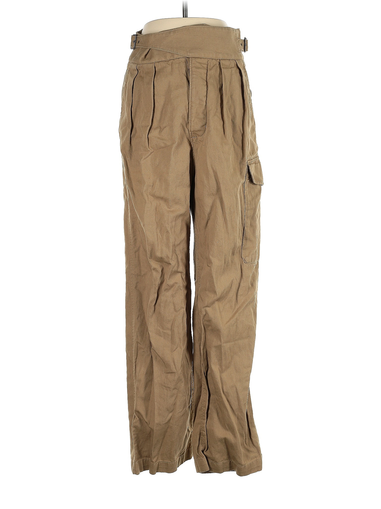 Banana Republic Solid Brown Tan Cargo Pants Size 4 67 off ThredUp