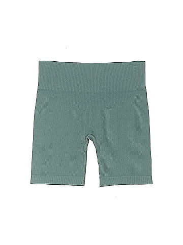 Unbranded Solid Green Shorts Size S - 44% off