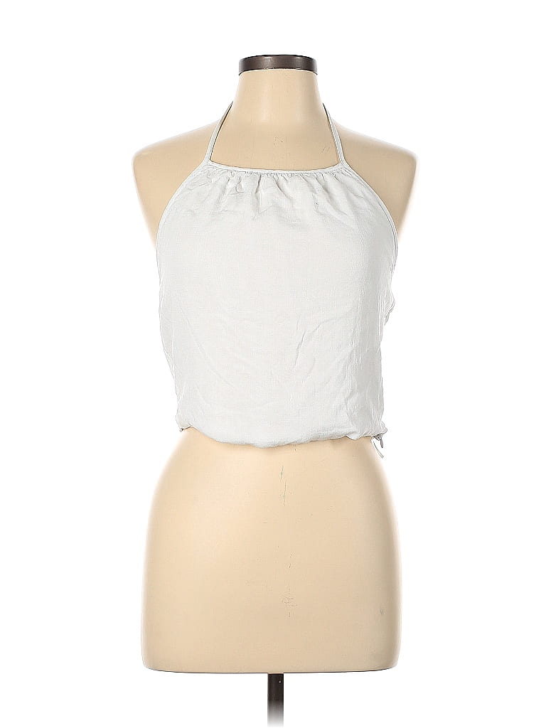 Robertson Rodeo Robertson & Rodeo White Sleeveless Blouse Size L - 68% off | ThredUp