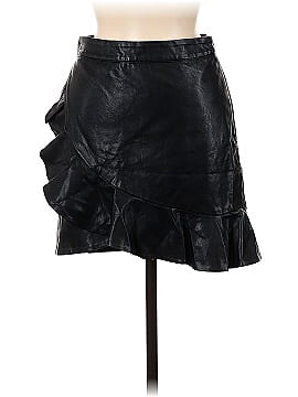 Majorelle Faux Leather Skirt (view 1)