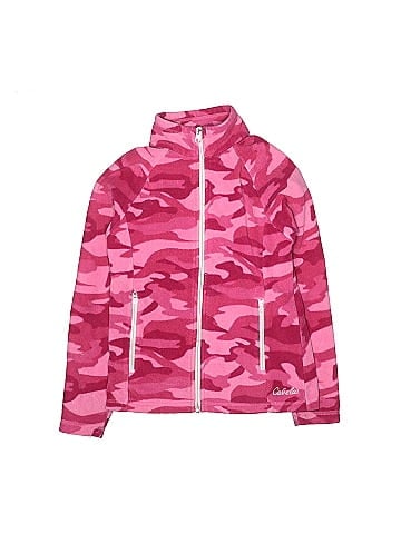 Pink camo hotsell fleece jacket