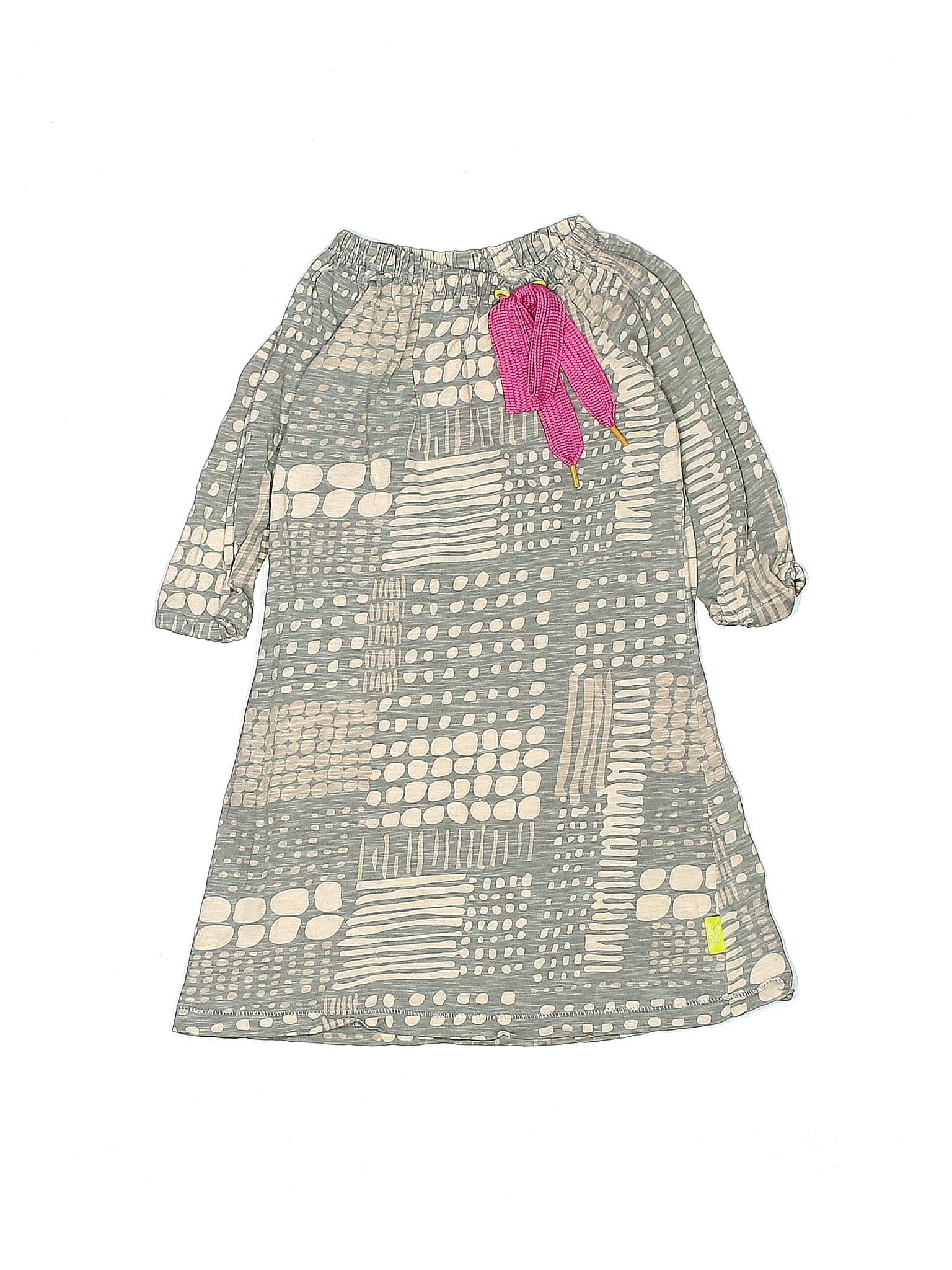 Morgan & Milo 100% Cotton Color Block Gray Dress Size 4 - 58% off | ThredUp