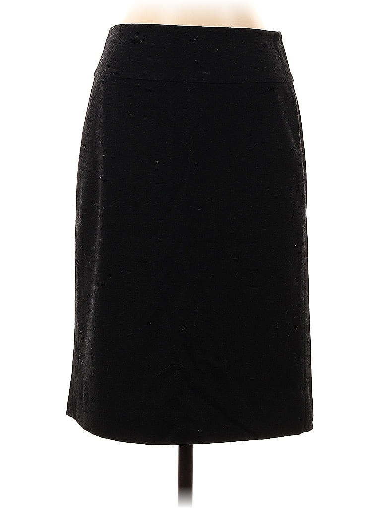 Banana Republic Solid Black Casual Skirt Size 4 - photo 1