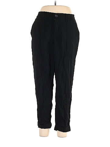 A New Day Solid Black Casual Pants Size 14 - 50% off