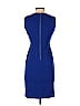 Calvin Klein Solid Blue Casual Dress Size 2 (Petite) - photo 2