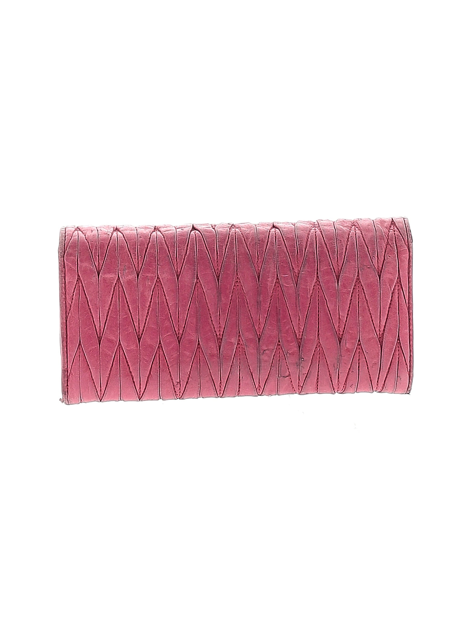 Miu Miu 100% Leather Pink Leather Wallet One Size - 89% off | ThredUp