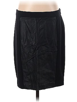 Nicole by Nicole Miller Faux Leather Skirt (view 1)