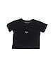 Asics 100% Polyester Solid Black Active T-Shirt Size S (Kids) - photo 2