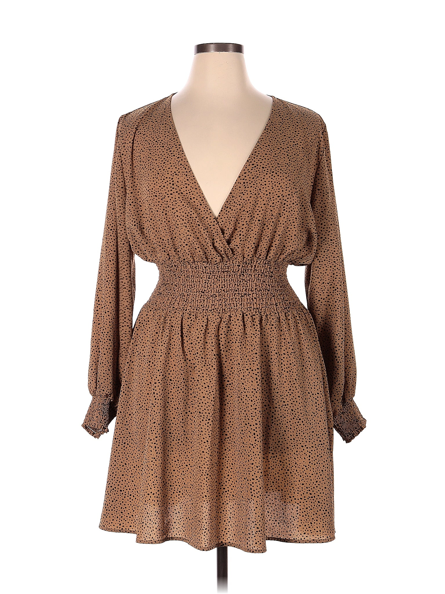 Shein Brown Casual Dress Size XL - 65% off