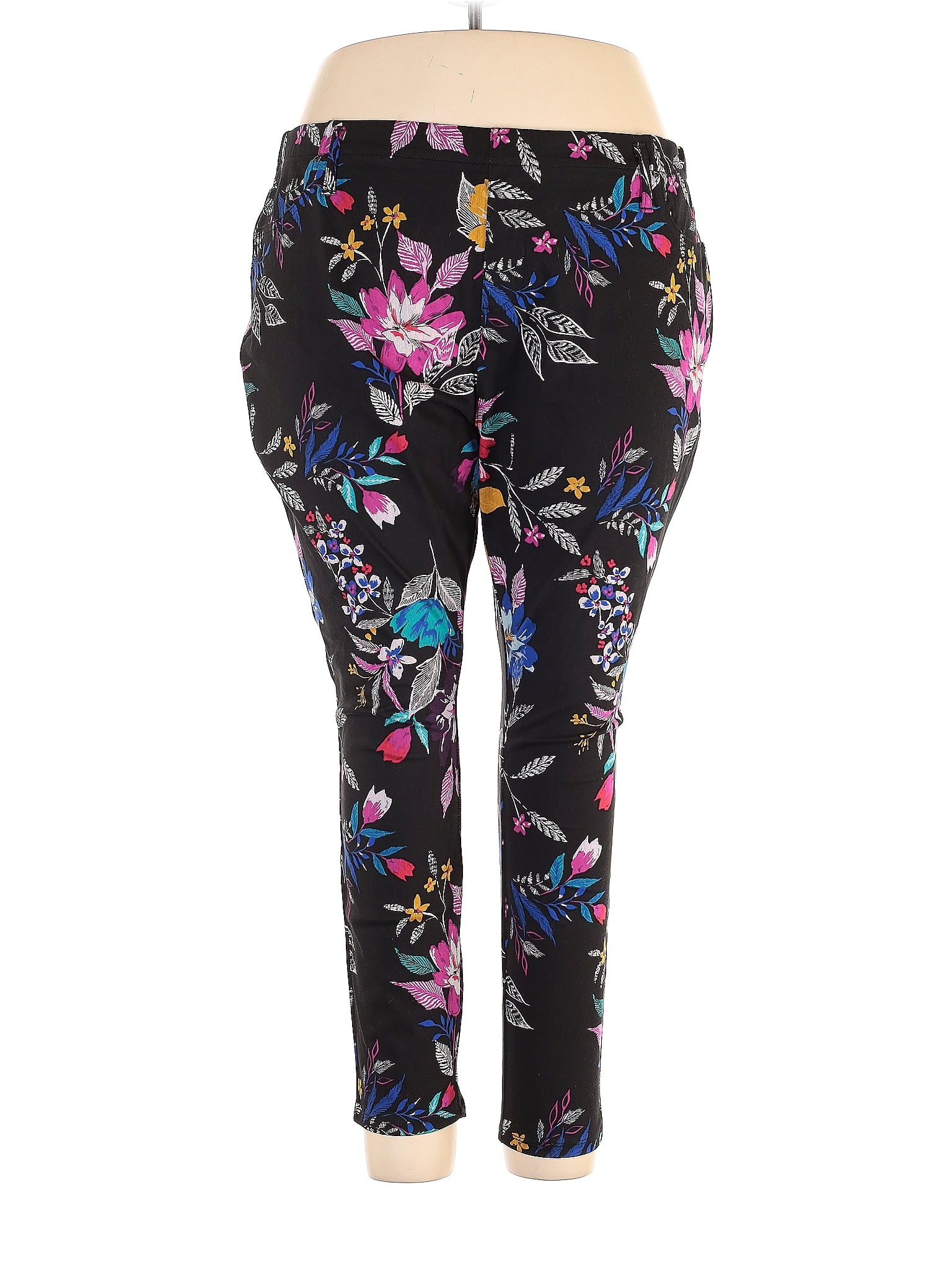 Terra & Sky Black Leggings Size 3X (Plus) - 15% off