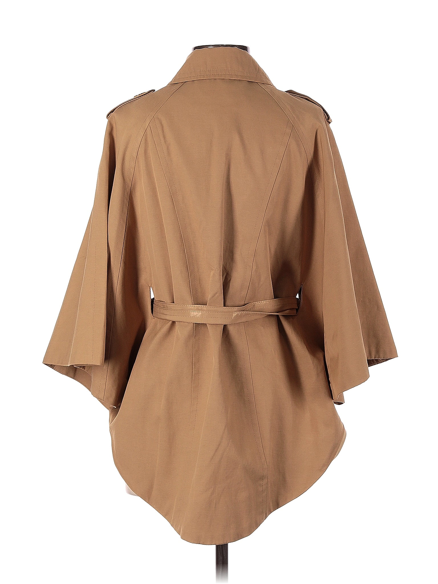 New York & Company Solid Tan Trenchcoat Size XS - Sm - 68% off