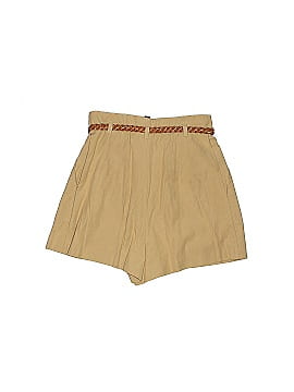 Topshop Khaki Shorts (view 2)