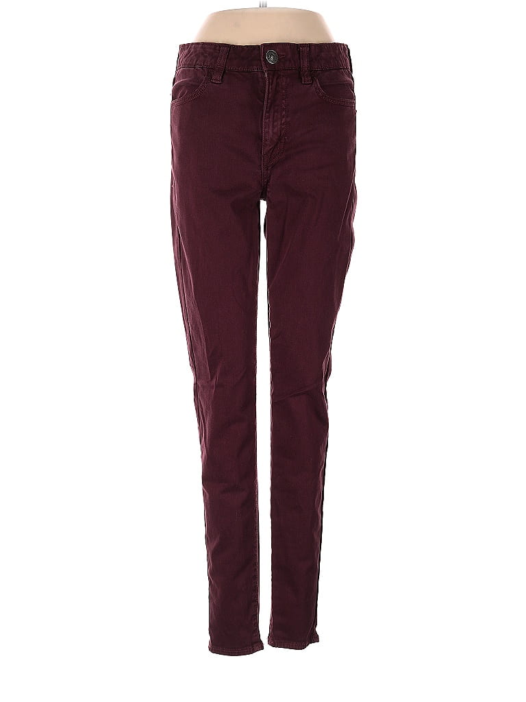 American Eagle Outfitters Burgundy Jeans Size 2 - photo 1