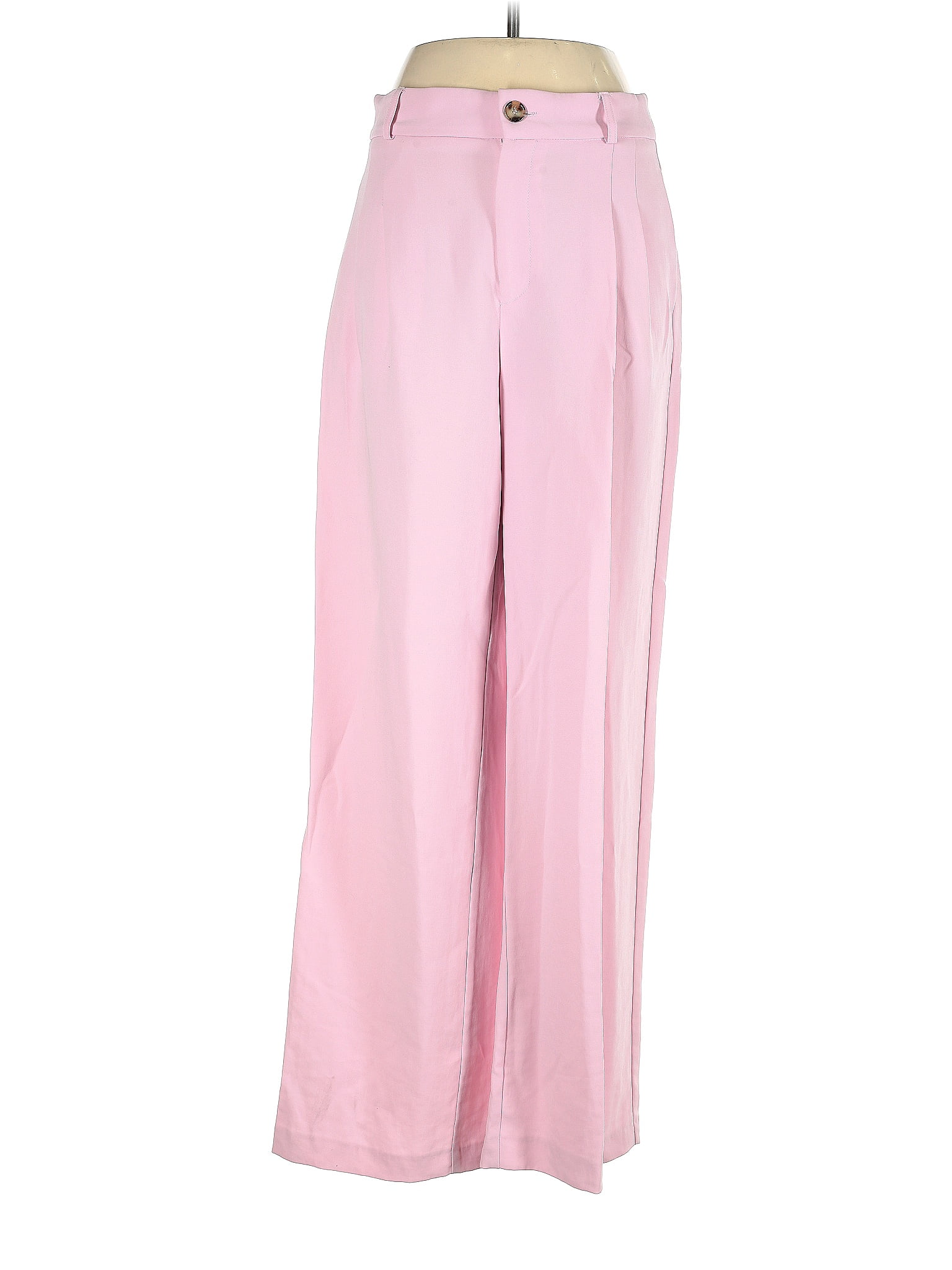 Zara Solid Pink Dress Pants Size M - 41% off | ThredUp