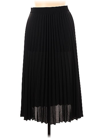 CATHERINE Catherine Malandrino 100% Polyester Solid Black Formal Skirt Size  XL - 77% off