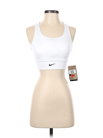 Nike White Sports Bra Size S - 40% off